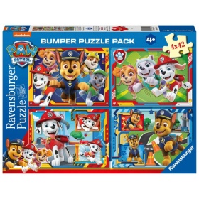 Vergroot Ravensburger Puzzel Paw Patrol 4 X 42 Stukjes Ravensburger Puzzel Paw Patrol 4 X 42 Stukjes