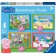 Ravensburger Puzzel Peppa Pig 4 Seizoenen (12+16+20+24)