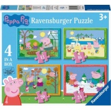 Ravensburger Puzzel Peppa Pig 4 Seizoenen (12+16+20+24)
