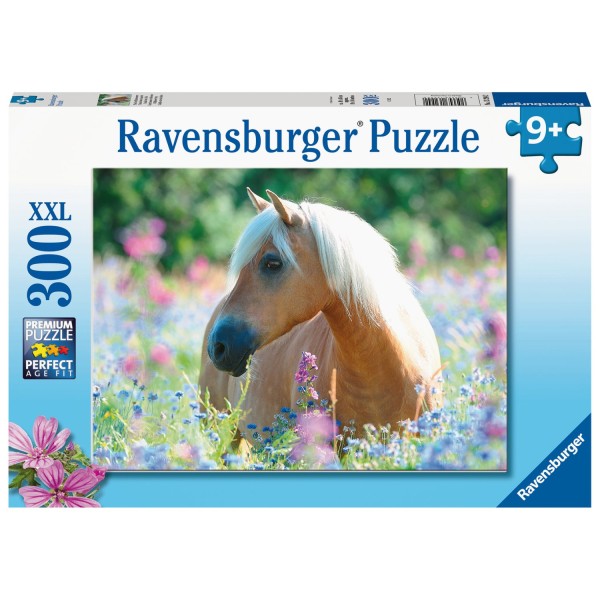 Ravensburger Puzzel paard tussen bloemen 300 stukjes