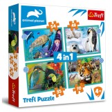 Trefl Puzzel 4 In 1 World Of Animals