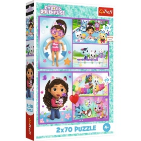 Puzzel Gabby's Dollhouse 2x70 Stukjes
