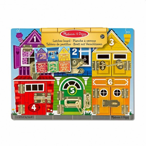 Speelbord Hout Deuren Openen Melissa & Doug Speelbord Hout Deuren Openen Melissa & Doug
