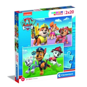 Vergroot Clementoni Paw Patrol Puzzel 2 x 20 Stukjes Clementoni Paw Patrol Puzzel 2 x 20 Stukjes