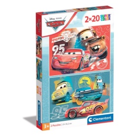 Vergroot Clementoni Puzzel 2x20 Stukjes Cars Disney Clementoni Puzzel 2x20 Stukjes Cars Disney