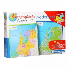 Vergroot Puzzel 2In1 Geografisch Nederland (104) Puzzel 2In1 Geografisch Nederland (104)
