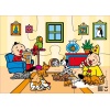 Bumba Puzzel 6 Stukjes Waf Waf, Miauw Miauw