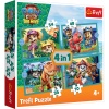 Bekijken Trefl Puzzel 4 In 1 Paw Patrol De Dino Film 12-15-20-24 Stuks