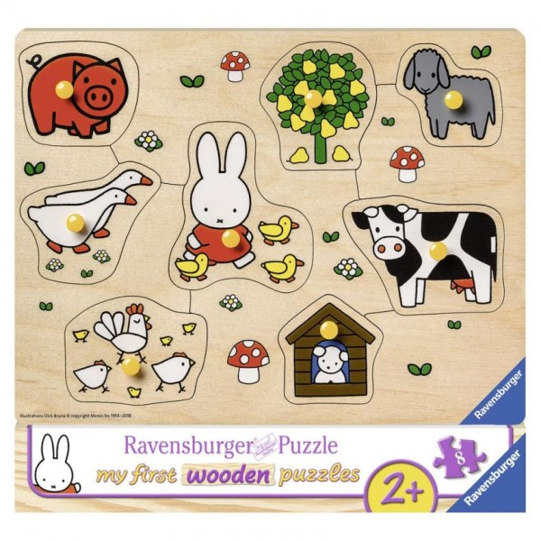 Ravensburger Nijntje op de boerderij 8 stukjes