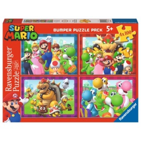 Vergroot Ravensburger Puzzel Super Mario 4 In 1 100 Stukjes Ravensburger Puzzel Super Mario 4 In 1 100 Stukjes