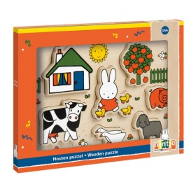 Vergroot Nijntje Houten Puzzel Nijntje Houten Puzzel