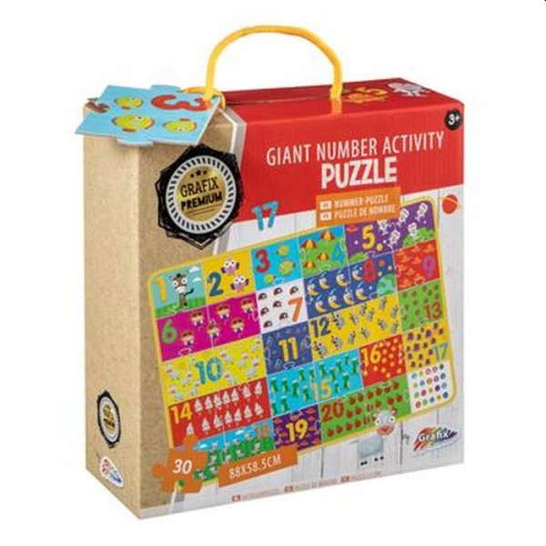 Grafix Grote Getallenpuzzel 30 Stukjes