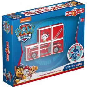 Vergroot Geomag Magicube Paw Patrol Marshall Vehicle Geomag Magicube Paw Patrol Marshall Vehicle