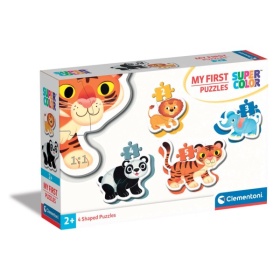 Clementoni Puzzel My First 2, 3, 4, 5 Stukjes Wilde Dieren