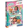 Clementoni Puzzel Gabby's Dollhouse 2x20 Stukjes