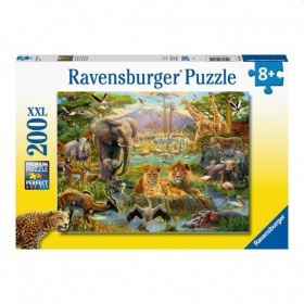 Vergroot Ravensburger Puzzel Dieren in de Savanne (200XXL) Ravensburger Puzzel Dieren in de Savanne (200XXL)