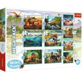 Vergroot Trefl Puzzel 10 In 1 Meet All The Dinosaurs Trefl Puzzel 10 In 1 Meet All The Dinosaurs