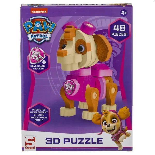 Paw Patrol Puzzel 3D Skye Foam (48)