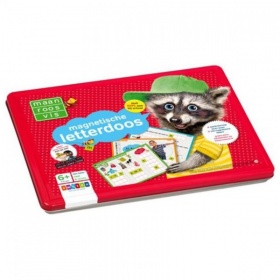 Vergroot Maan Roos Vis Magnetische Letterdoos Maan Roos Vis Magnetische Letterdoos