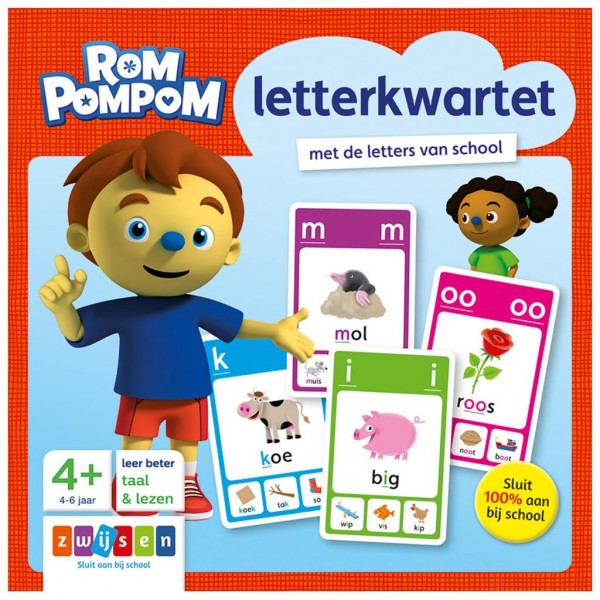 Zwijsen Rompompom Letterkwartet zwijsen kopen in de aanbieding