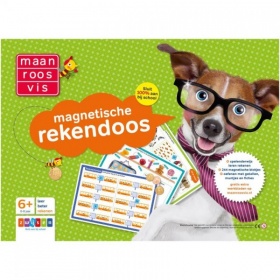 Vergroot Maan Roos Vis Magnetische Rekendoos Maan Roos Vis Magnetische Rekendoos