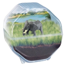 Vergroot Clementoni Wild Terrarium Olifant Clementoni Wild Terrarium Olifant