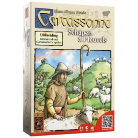 Vergroot Uitbreiding Carcassonne Schapen en Heuvels Uitbreiding Carcassonne Schapen en Heuvels