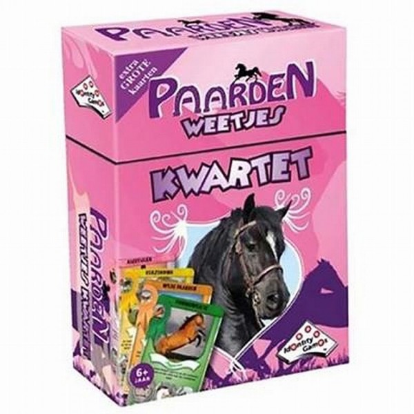 Identity Games Paarden weetjes kwartet kaartspel