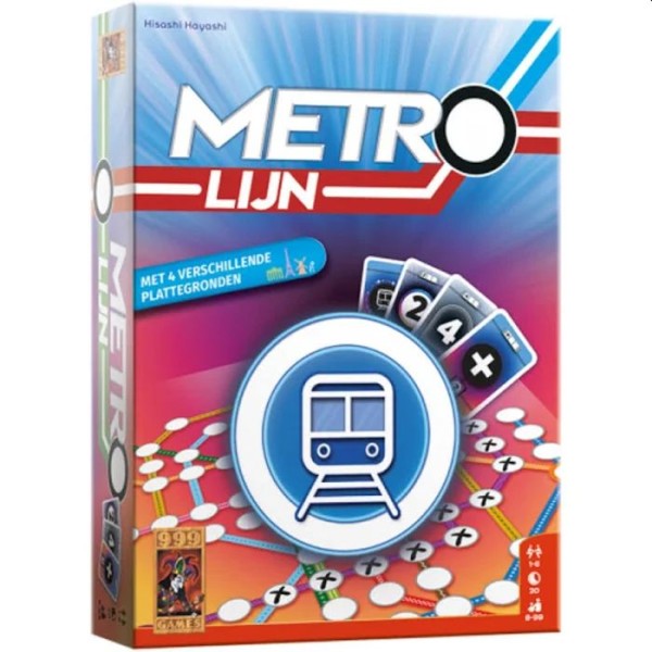 999 Games Metrolijn kaartspel