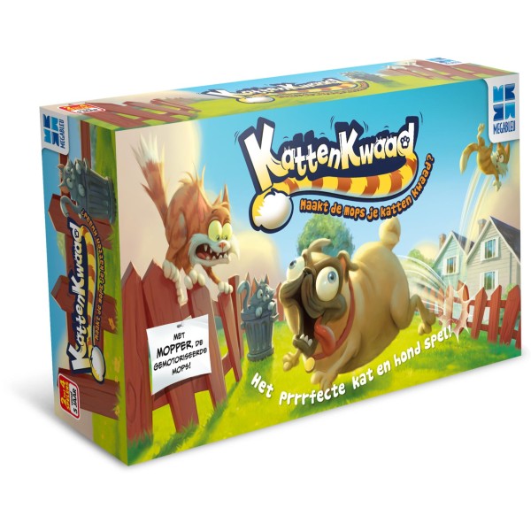 Megableu - Kattenkwaad - Speelgoed van het Jaar 2024 - Het Perfecte Kat En Hond Spel Voor Kinderen - Spellen Voor Kinderen - Met elektronisch mop hondje