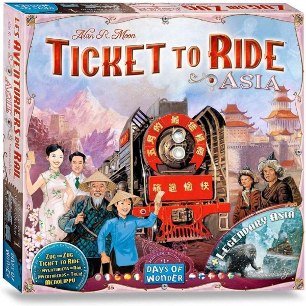 Days Of Wonder Ticket to Ride Map Collection Asia Bordspel