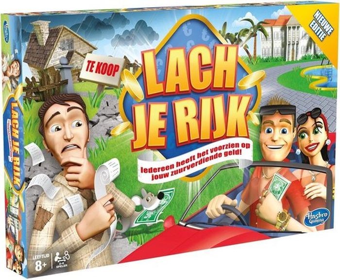 Hasbro Lach Je Rijk - Bordspel