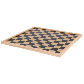 Vergroot Schaakbord/dambord 40 X 40 Cm Schaakbord/dambord 40 X 40 Cm