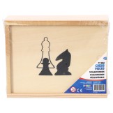 Schaakstukken In Kistje 19 X 15,5 Cm