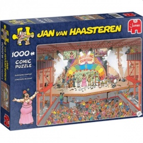 Vergroot Jumbo Puzzel Jan van Haasteren Eurosong Contest (1000) Jumbo Puzzel Jan van Haasteren Eurosong Contest (1000)
