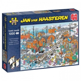 Vergroot Jumbo Puzzel Jan Van Haasteren Zuidpool Expeditie (1000 Stukjes) Jumbo Puzzel Jan Van Haasteren Zuidpool Expeditie (1000 Stukjes)