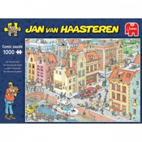Vergroot Jumbo Puzzel Jan Van Haasteren Het Ontbrekende stukje (1000) Jumbo Puzzel Jan Van Haasteren Het Ontbrekende stukje (1000)