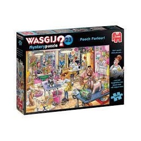 Vergroot Jumbo Puzzel wasgij mystery trimsalon 1000 stukjes Jumbo Puzzel wasgij mystery trimsalon 1000 stukjes