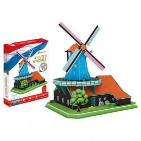 Vergroot 3D Puzzel Hollandse Molen (71) 3D Puzzel Hollandse Molen (71)