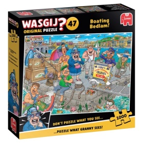 Vergroot Jumbo Puzzel Wasgij Original 47- De Boot In! 1000 Stukjes Jumbo Puzzel Wasgij Original 47- De Boot In! 1000 Stukjes