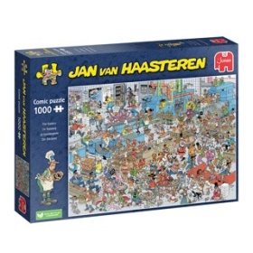 Vergroot Jan Van Haasteren Puzzel De Bakkerij 1000 Stukjes Jan Van Haasteren Puzzel De Bakkerij 1000 Stukjes