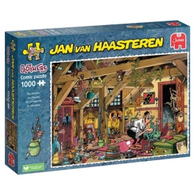 Vergroot Jumbo Jan Van Haasteren Puzzel Oldtimers Vrijgezel 1000 Stukjes Jumbo Jan Van Haasteren Puzzel Oldtimers Vrijgezel 1000 Stukjes
