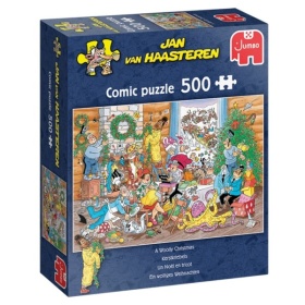 Vergroot Jumbo Puzzel Jan van Haasteren Kerstkriebels 500 stukjes Jumbo Puzzel Jan van Haasteren Kerstkriebels 500 stukjes