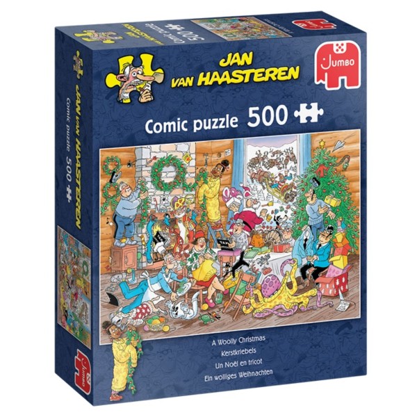 Jumbo Jan van Haasteren 500 stukjes kerstkriebels