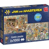 Jumbo Puzzel Jan Van Haasteren Dagje Museum (2x1000)