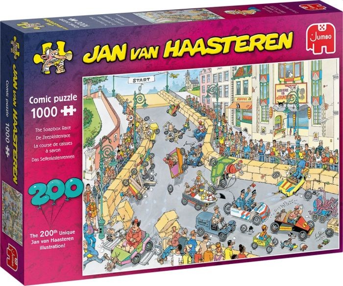 Jan Van Haasteren Puzzel De Zeepkistenrace 1000 Stukjes
