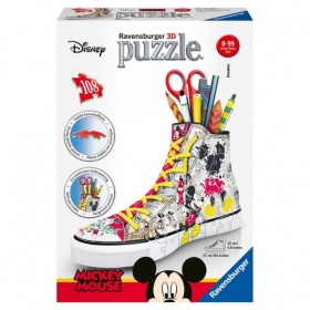 Vergroot Ravensburger 3D Puzzel Sneaker Mickey Mouse Ravensburger 3D Puzzel Sneaker Mickey Mouse
