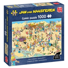 Vergroot Jumbo Puzzel Jan Van Haasteren Zand Sculptures (1000) Jumbo Puzzel Jan Van Haasteren Zand Sculptures (1000)