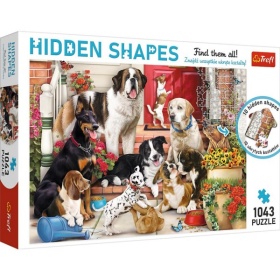 Trefl Puzzel Hidden Shapes Honden (1000)