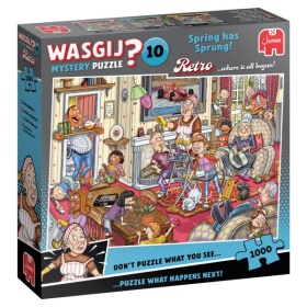 Jumbo Puzzel Wasgij Retro Mystery 10 Voorjaars Schoonmaak (1000)